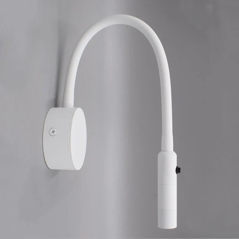 Moderne, flexible LED-Lesewandleuchte mit Schalter für Schlafzimmer und Arbeitszimmer – 1 W/3 W