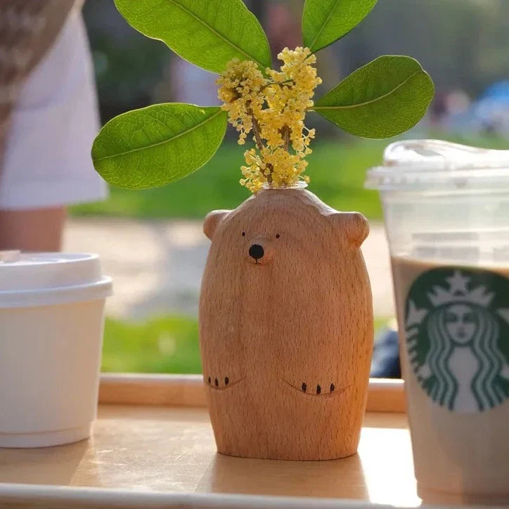 Süßer kleiner Bären-Blumenvase | Karnz