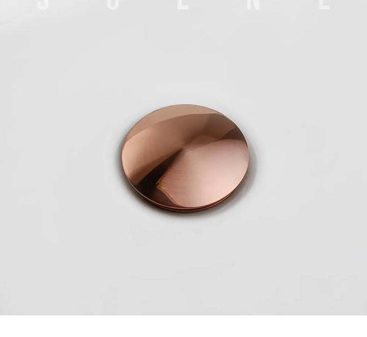 Bagnolux Roségold Waschbeckenablaufventil Karnz