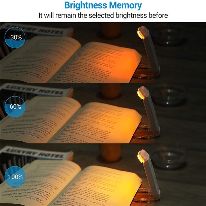 USB-wiederaufladbare LED-Leselampe