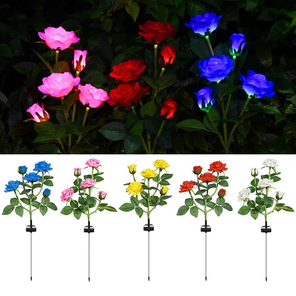LED Solar Rose Decorative Light | Karnz