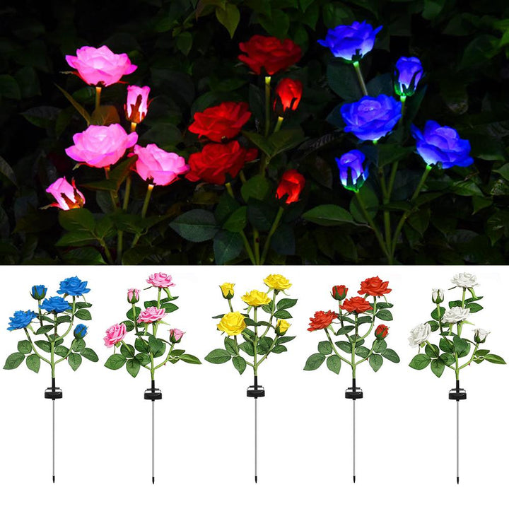 LED Solar Rose Decorative Light | Karnz