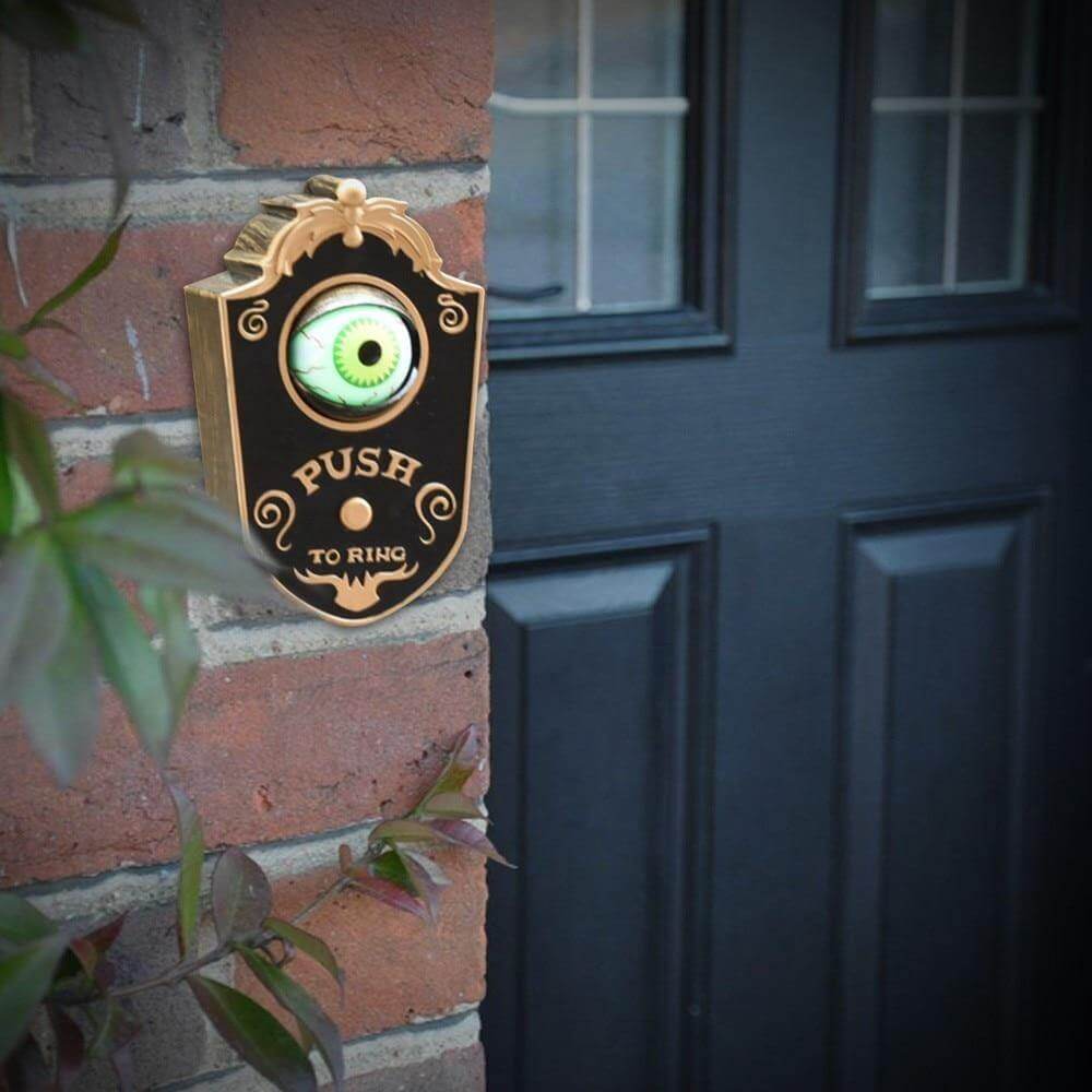 Einäugige Leuchtende Glühende Halloween Türglocke | Karnz