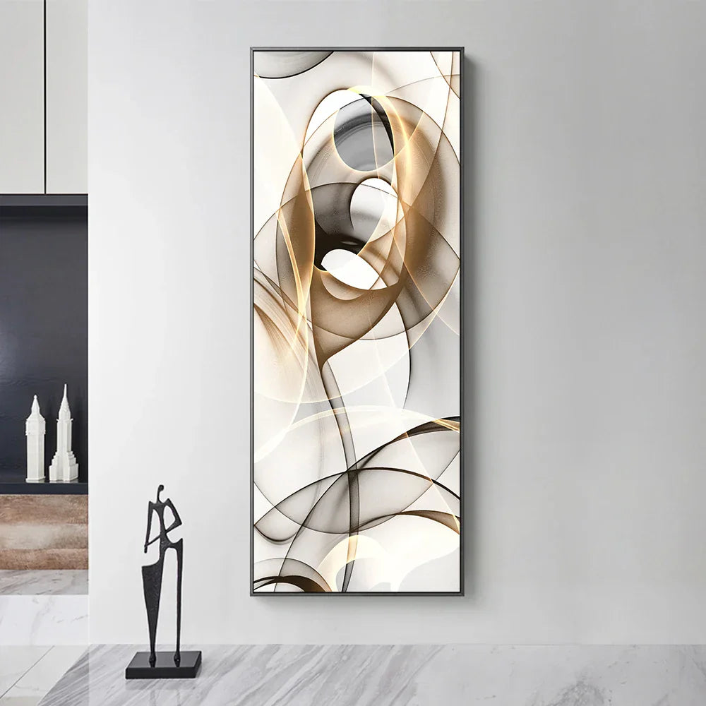 Minimalistische Fließende Ethische Abstrakte Wandkunst Feine Kunst Leinwanddrucke Bilder Für Moderne Wohnung Wohnzimmer Home Office Kunst Dekor | Karnz