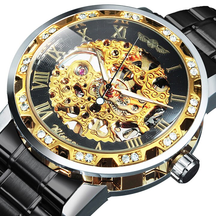 Karnz | Luminescente Mechanische Titan Skeleton Uhr