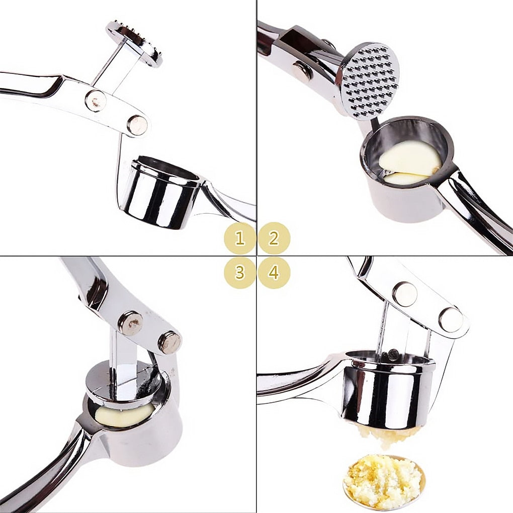 Müheloser Knoblauchzerdrücker & Stampfer - Premium Edelstahl-Design
