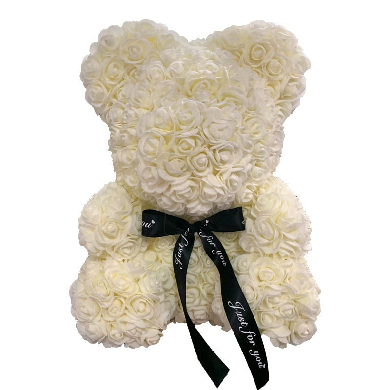 Karnz | Künstliche Rosenblumen Teddybär
