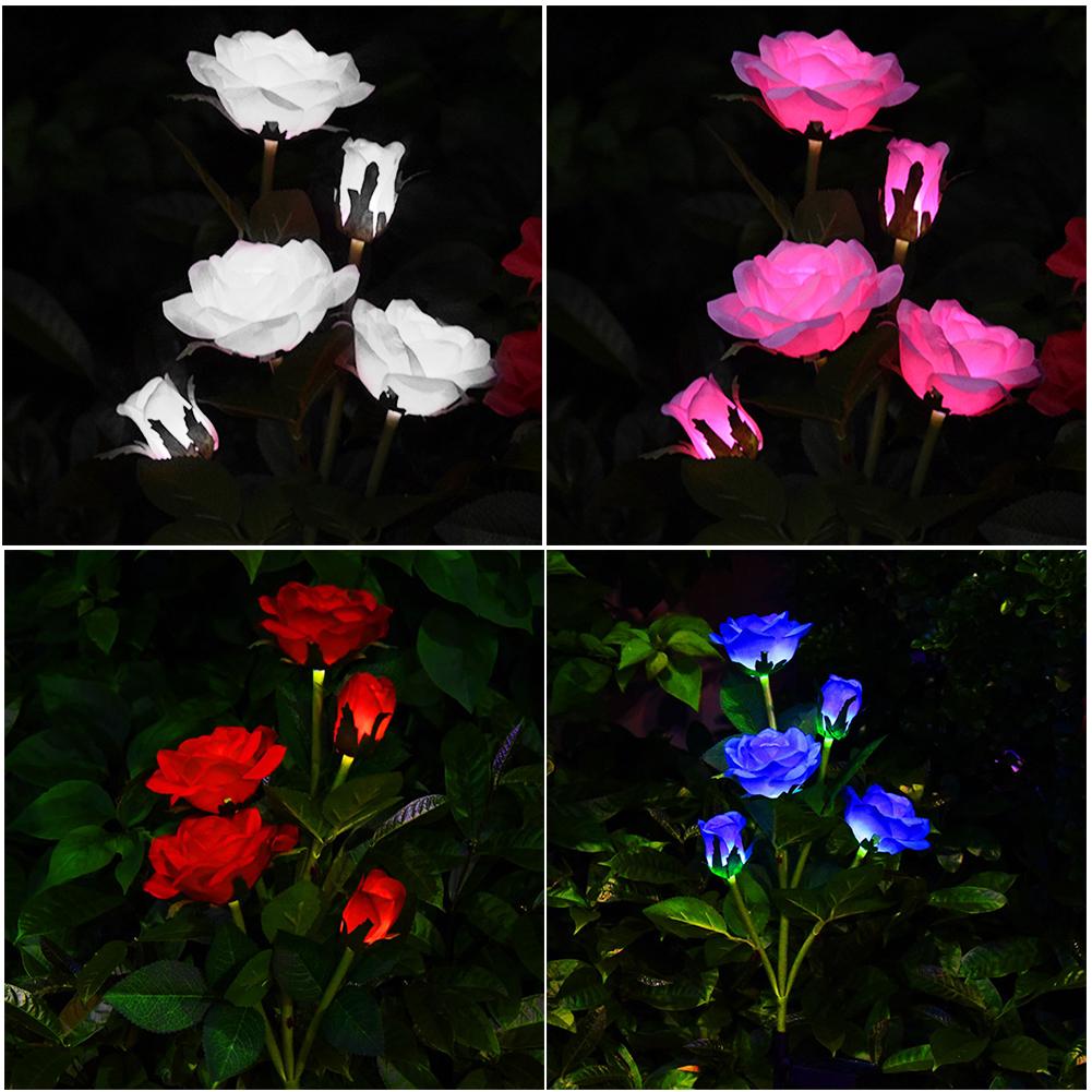 LED Solar Rose Decorative Light | Karnz