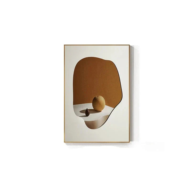 Moderne Ästhetik Abstracte Geometrie Wandkunst Feine Kunst Leinwanddrucke Bilder für luxuriöse Wohnung Wohnzimmer Esszimmer Eingang Foyer Kunst Dekor | Karnz
