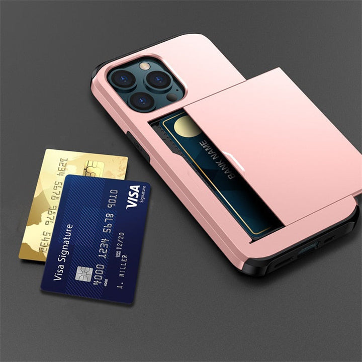 Karnz | Business Armor Slide Wallet iPhone Hülle