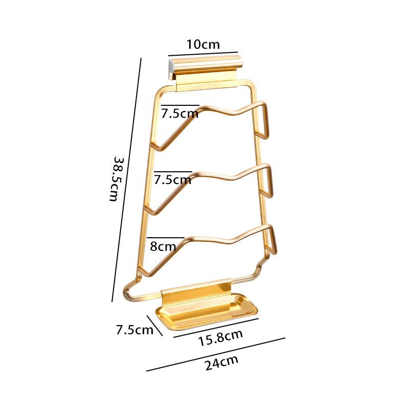 Karnz | Wandmontierter Extrem Topfdeckelhalter Rack