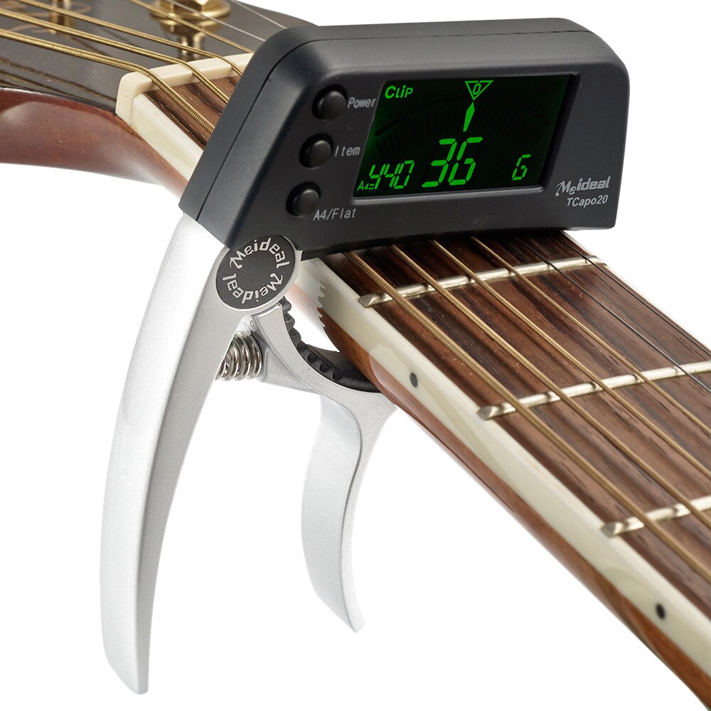 Capo & Stimmgerät „TuneGrip“ – 2-in-1 Gitarrenzubehör mit LCD-Bildschirm