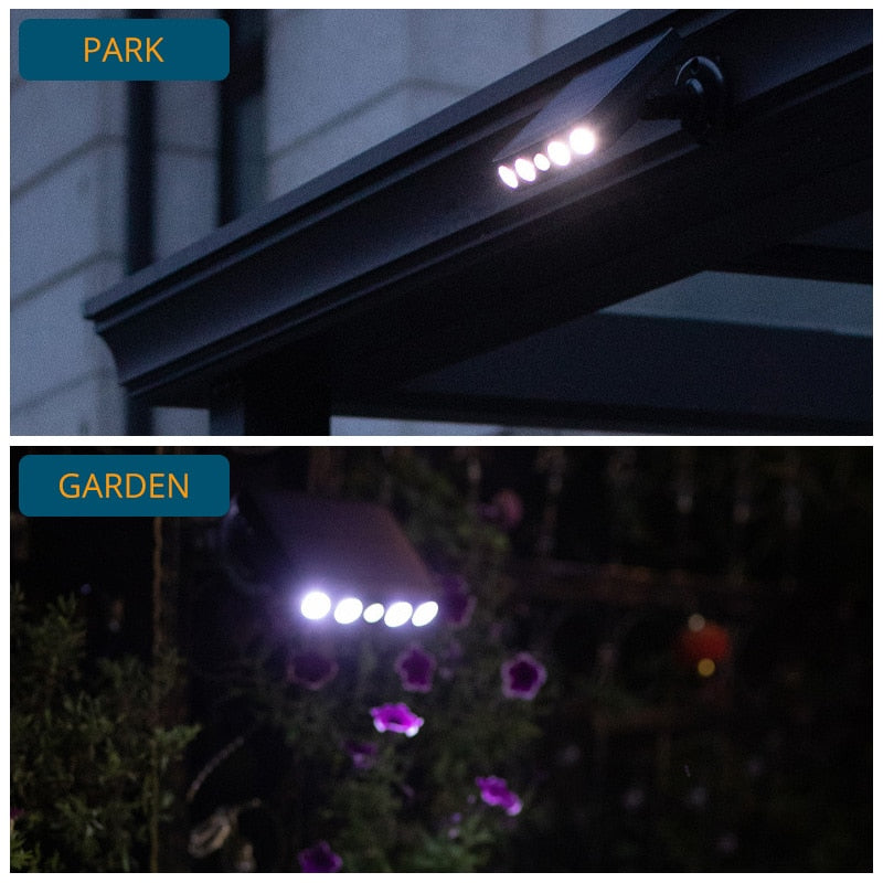 LED Solar Bewegungsmelder Außenleuchte | Karnz