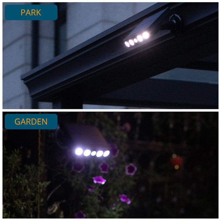 LED Solar Bewegungsmelder Außenleuchte | Karnz