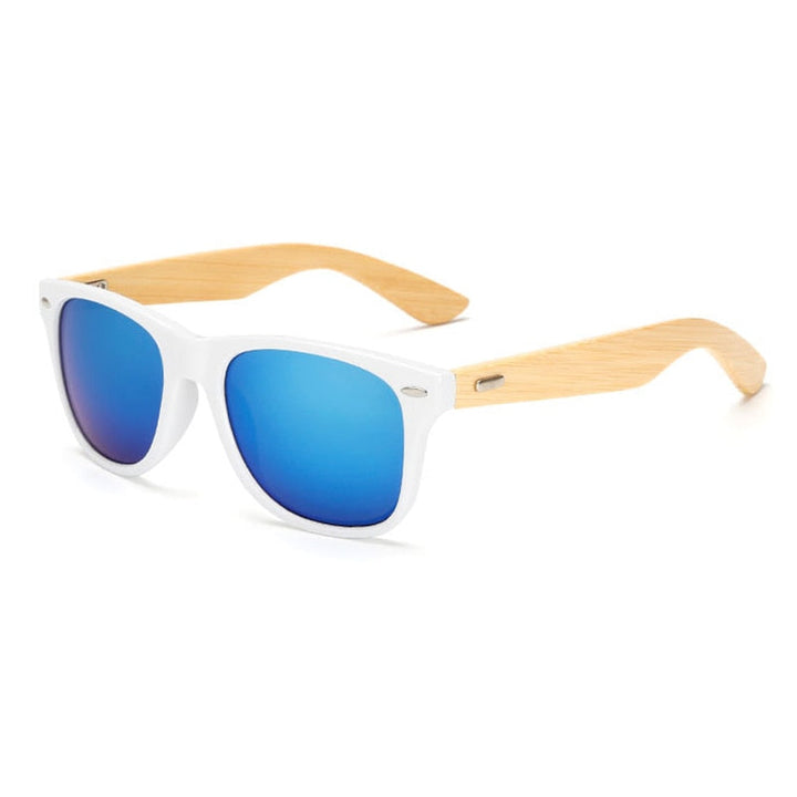 Karnz | Bamboo Retro Holz Sonnenbrille