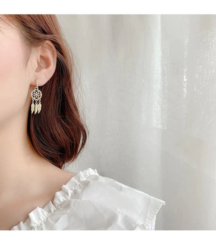 Evani️ | Elegante Verfeinerung mit Ohrringen aus 14-karätigem Gold