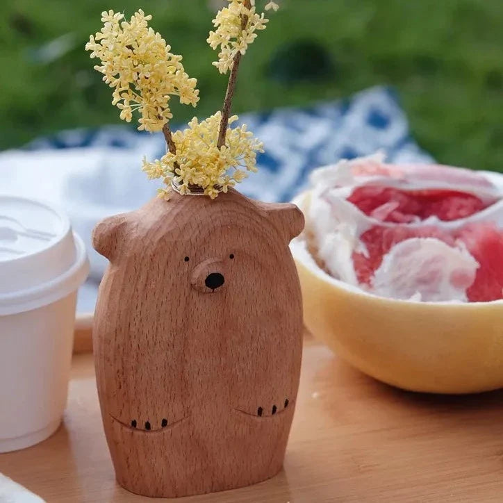 Süßer kleiner Bären-Blumenvase | Karnz