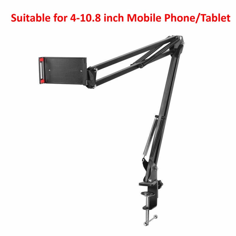 VIvolux | Long Arm Schwerlast Tischhalterung Tablet-Halter