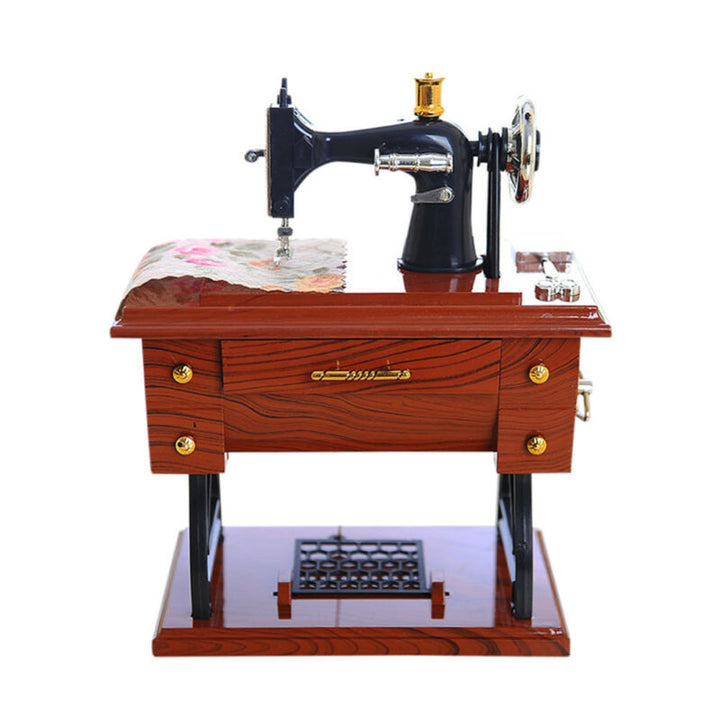 Mini Craft Retro Nähmaschine Dekor | Karnz