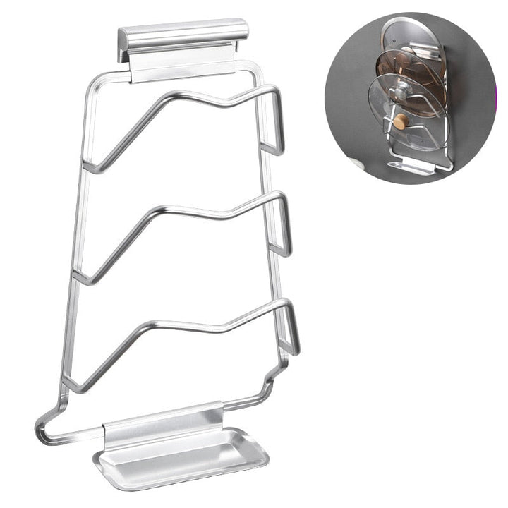 Karnz | Wandmontierter Extrem Topfdeckelhalter Rack