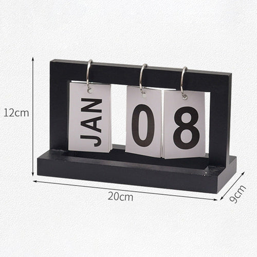 Holz Flip Desktop Tageskalender
