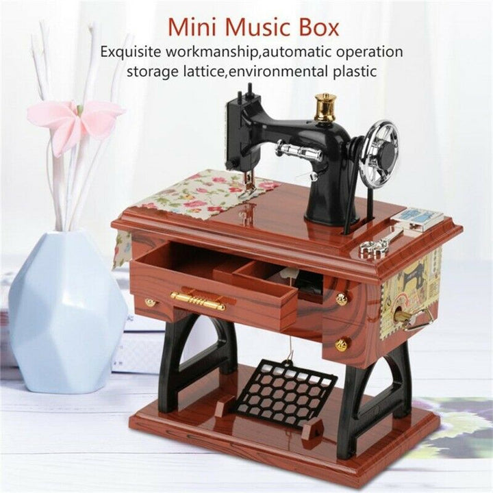 Mini Craft Retro Nähmaschine Dekor | Karnz