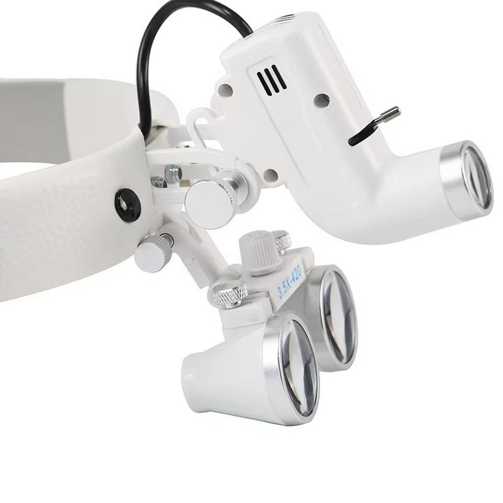 Sandsberg | ProVision LED-Stirnlampe | 5W Licht mit 3,5X Vergrößerung | Weiß