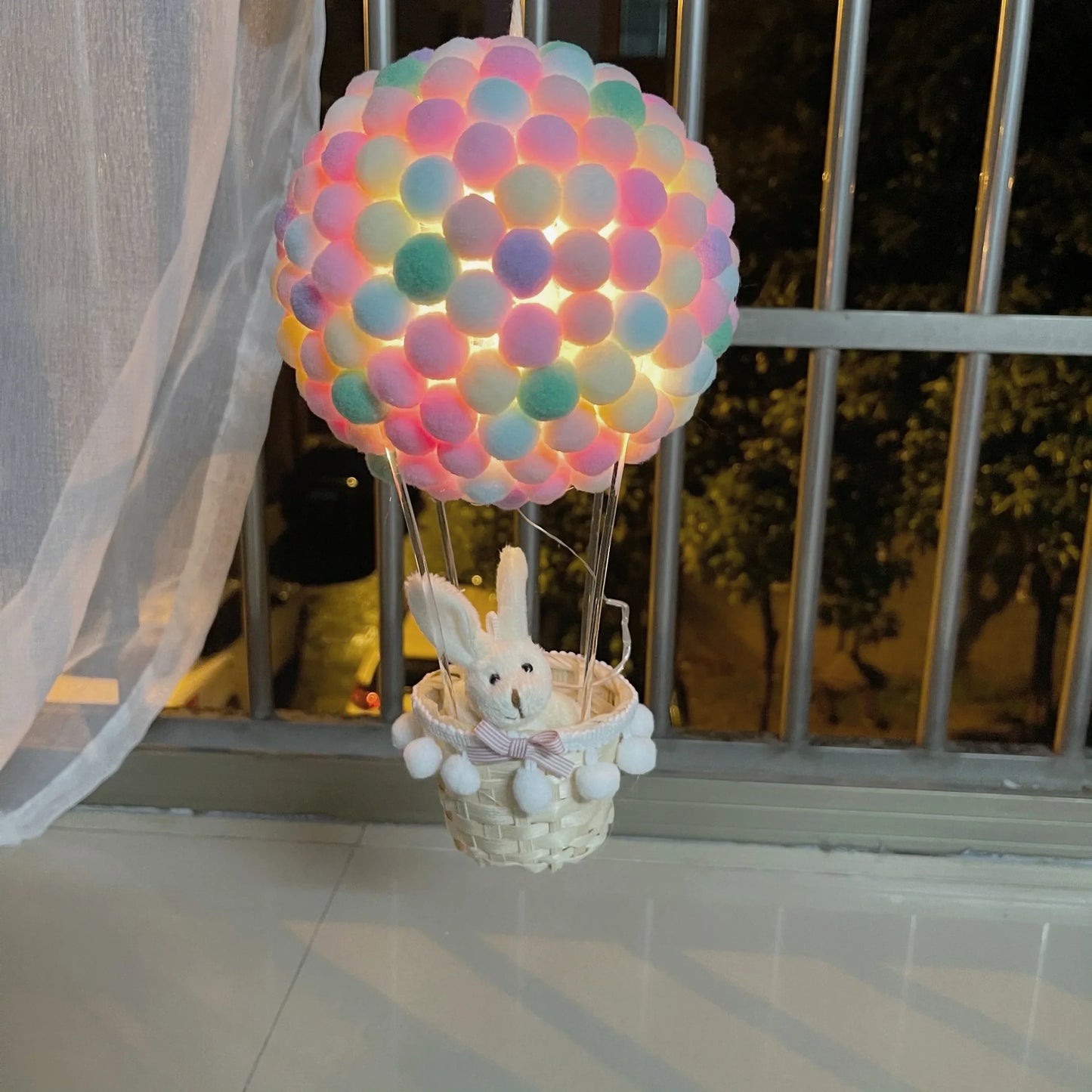 DIY Heißluftballon-förmige fliegende Tiere Nachtlampe | Karnz