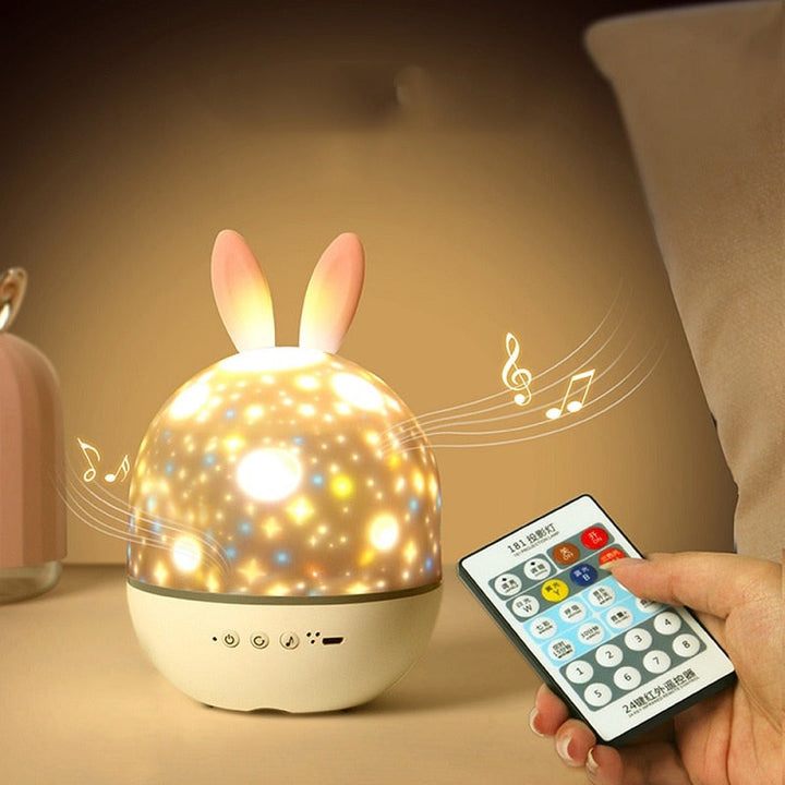 LED-Universum Sterne Bunny Projektor Nachtlicht | Karnz