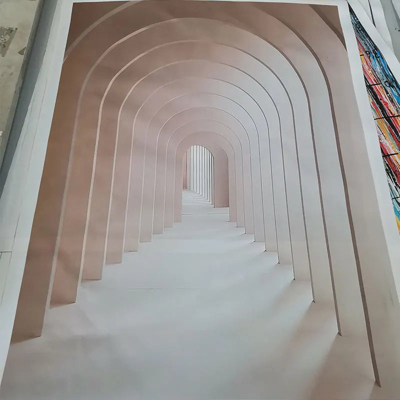 Minimalistische abstrakte architektonische Wandkunst feine Kunstleinwand Drucke Poster Bilder für moderne Apartment Wohnzimmer Büro Dekor | Karnz