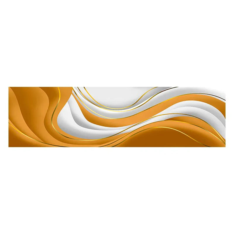 Modern Abstrakt Grün Grau Gold Fließendes Band Wandkunst Feine Kunst Leinwanddrucke Hochformat Bilder Für Wohnzimmer Foyer Treppenhaus Wanddekoration | Karnz