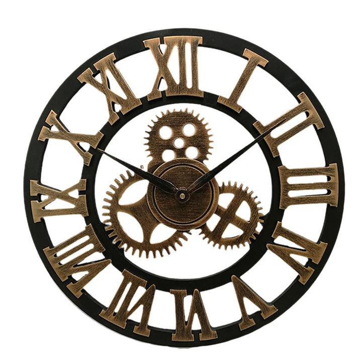 Handgefertigte Übergroße 3D Retro Dekorative Wanduhr | Karnz