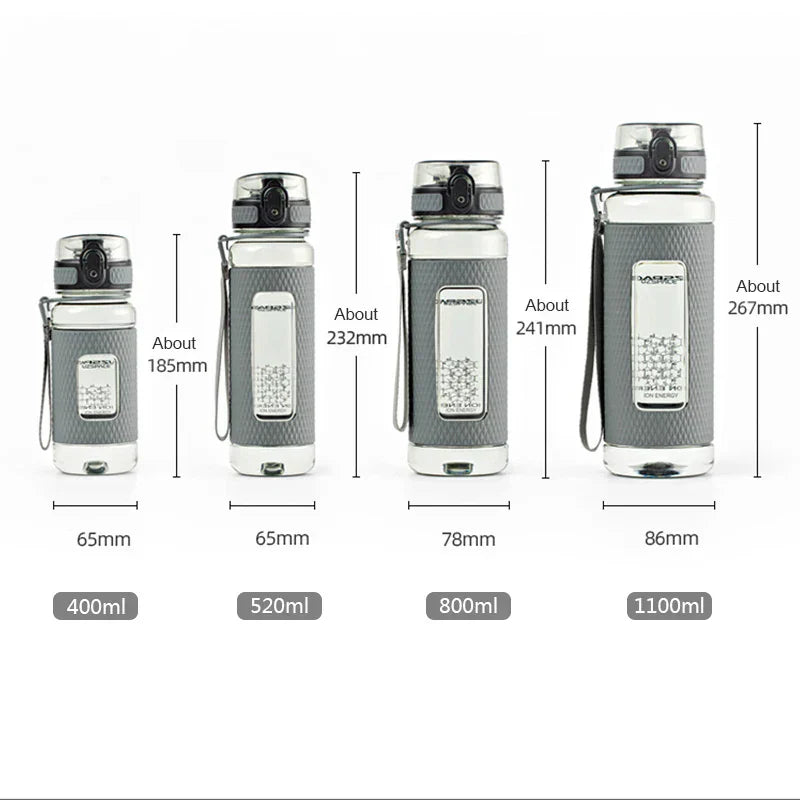 UZSPACE Sport Wasserflaschen, BPA-frei, tragbar, schlagfest, auslaufsicher, große Kapazität, Fitness-Wasserkanne, Tritan-Kunststoff Trinkflasche