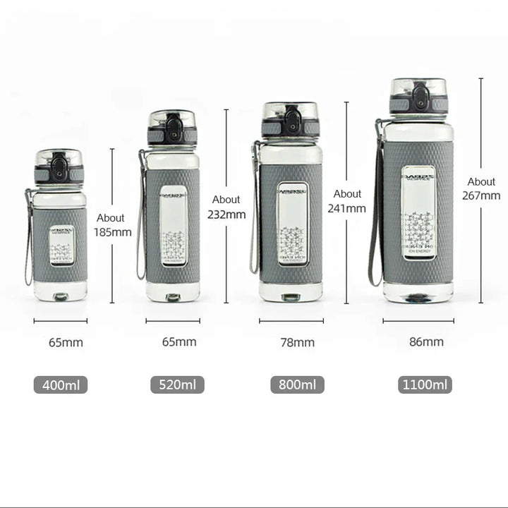 UZSPACE Sport Wasserflaschen, BPA-frei, tragbar, schlagfest, auslaufsicher, große Kapazität, Fitness-Wasserkanne, Tritan-Kunststoff Trinkflasche