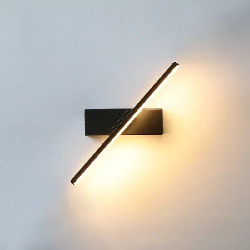 Moderne, drehbare Nachttischlampe – Verstellbare LED-Wandfassung