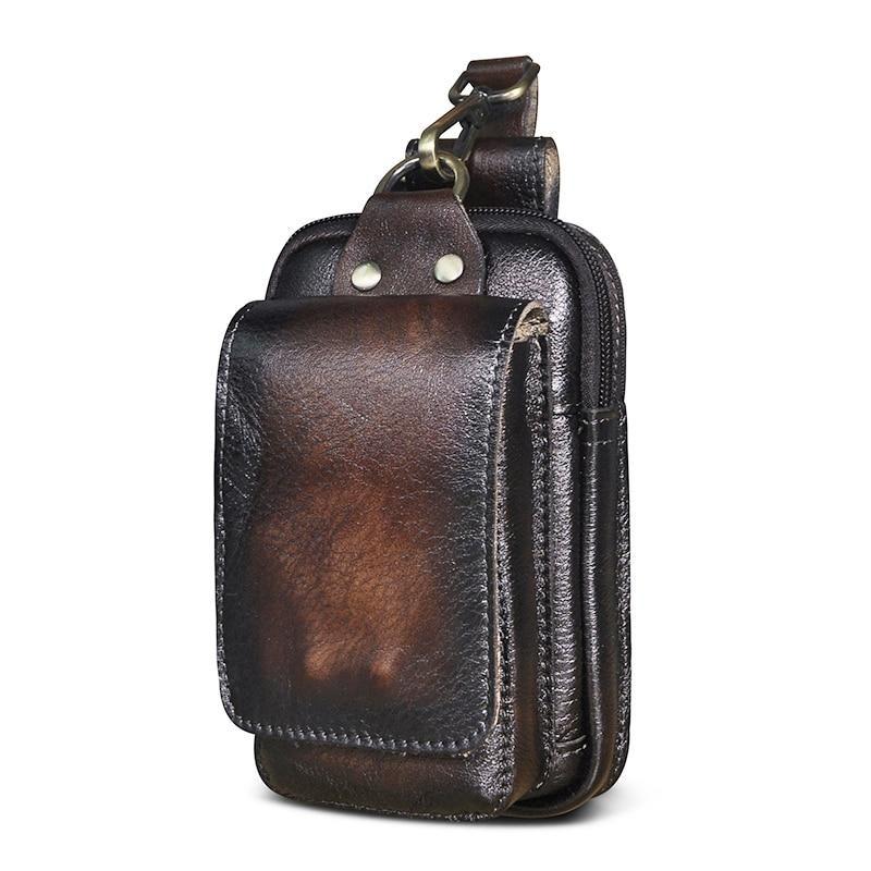 Hochwertige Herren-Bauchtasche aus Leder