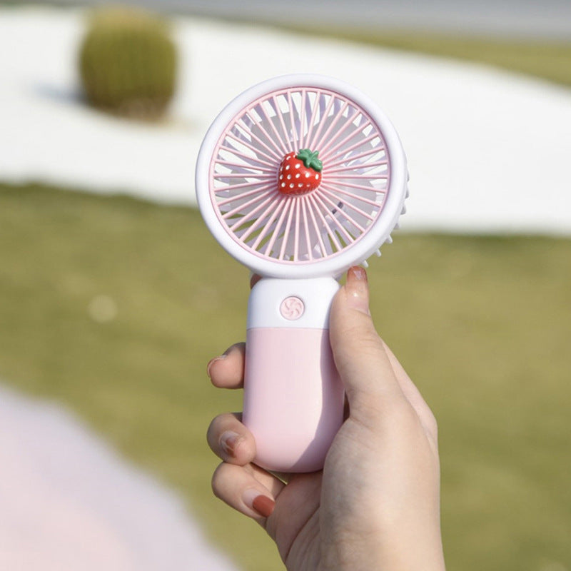 MTech Tragbarer Handventilator – Starker Wind, Geräuschlos, Wiederaufladbarer Mini-Ventilator mit Basis | Karnz