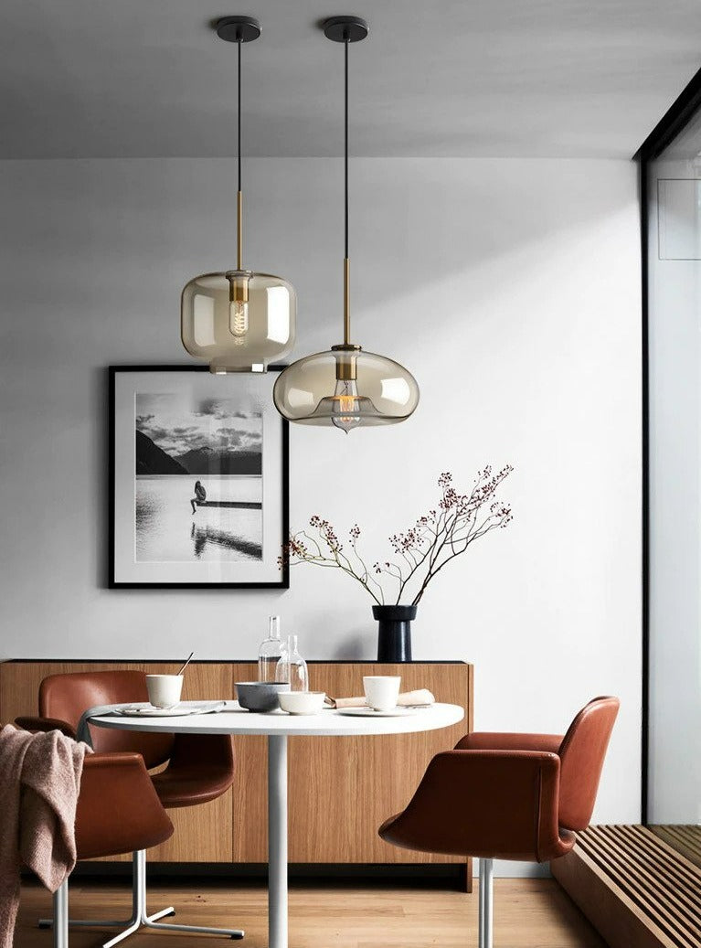 Moderne Glas Hängelampen | Karnz