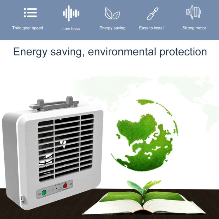 Portabler Mini Silent Haushalts-Energieeinsparung Desktop-Luftairconditioner Ventilator Elektrischer Luftkühler (Weiß) | Karnz