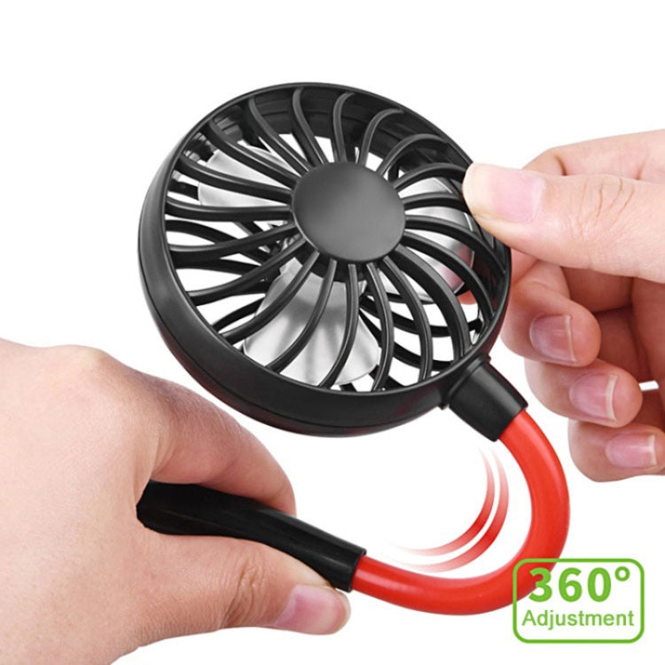 Kreativer Mini Hängender Nackenventilator Außen LED Ventilator (Blau) | Karnz