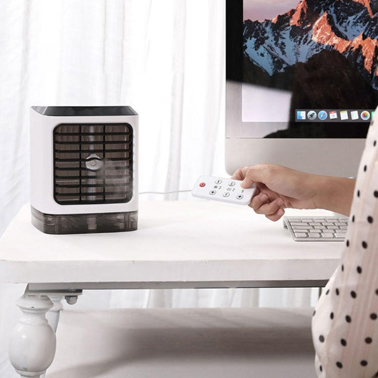 Mini-Desktop-Kühlventilator Luftbefeuchter Klimaanlagenventilator Befeuchtungs-Sprayventilator (Weiß) | Karnz