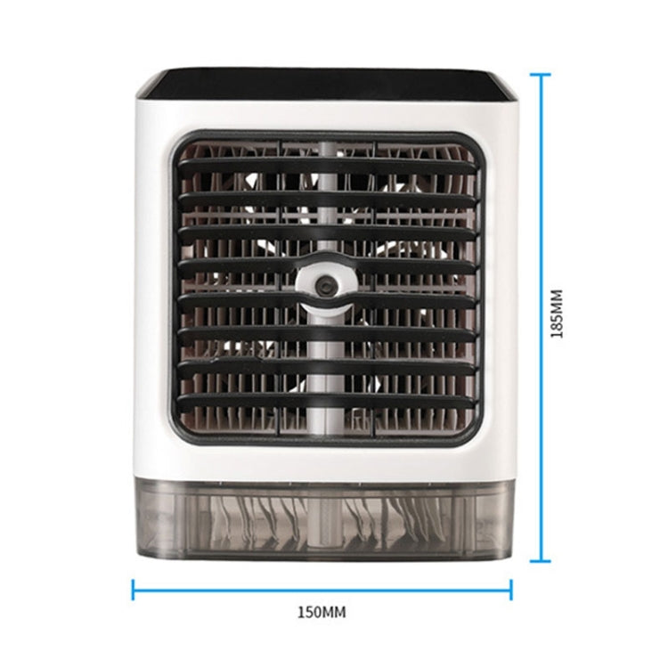 Mini-Desktop-Kühlventilator Luftbefeuchter Klimaanlagenventilator Befeuchtungs-Sprayventilator (Weiß) | Karnz