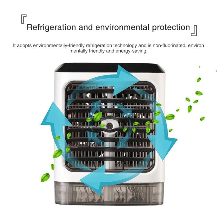 Mini-Desktop-Kühlventilator Luftbefeuchter Klimaanlagenventilator Befeuchtungs-Sprayventilator (Weiß) | Karnz