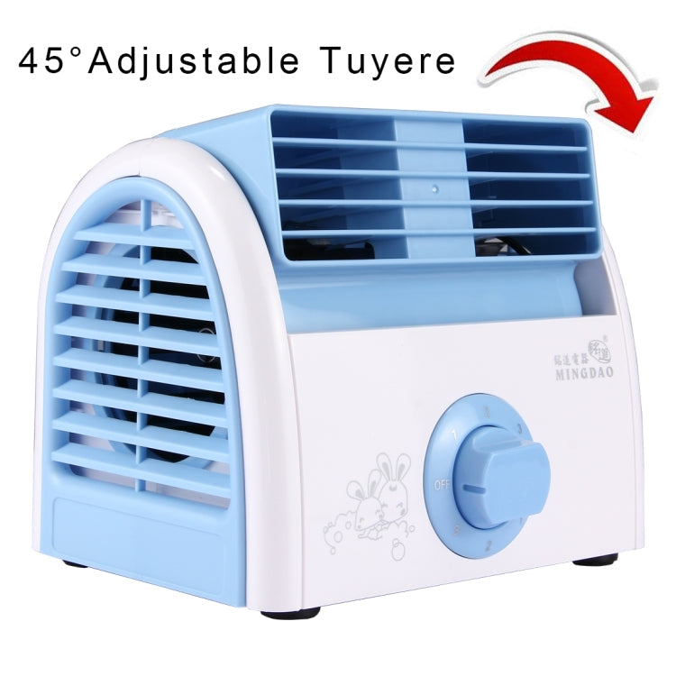 30W Turbine Kein Blade Mini Desktop Stille Ventilator für Wohnheim / Schlafzimmer / Wohnzimmer / Büro, 3 Geschwindigkeitsmodi, AC 220V(Blaut) | Karnz