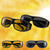 HD-Vision Brille - 2 Stk Tag + Nacht polarisierte Brille (perfekt als Auto-, Sport-, Nachtfahr- &amp; UV-Sonnenbrille) | Karnz