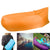 Sandsberg | Aufblasbares Lounger Polyestergewebe Kompressionsluftkissentsofa für Strand / Reisen / Gastgewerbe / Angeln, Größe: 185cm x 75cm x 50cm, Normale Qualität (Orange)