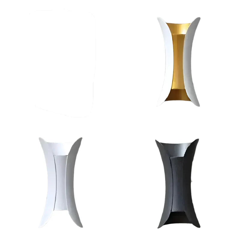 Farbenfrohe LED-Außenwandlampe Karnz