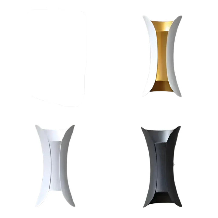 Farbenfrohe LED-Außenwandlampe Karnz