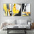 Farbenfrohe Abstrakte Gelb Grau Wandkunst Feine Kunst Leinwanddrucke Bilder Für Moderne Wohnung Wohnzimmer Esszimmer Zeitgenössische Wohnkultur | Karnz