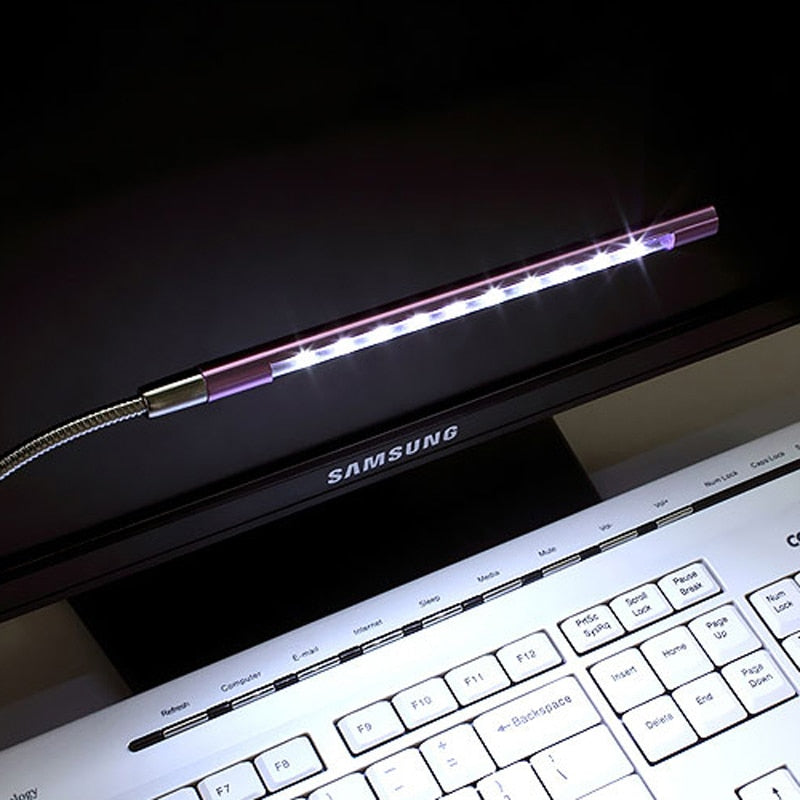LumoBeam Flexible LED-Tastaturleuchte für Schreibtisch oder Laptop